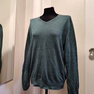Teal cotton sweater